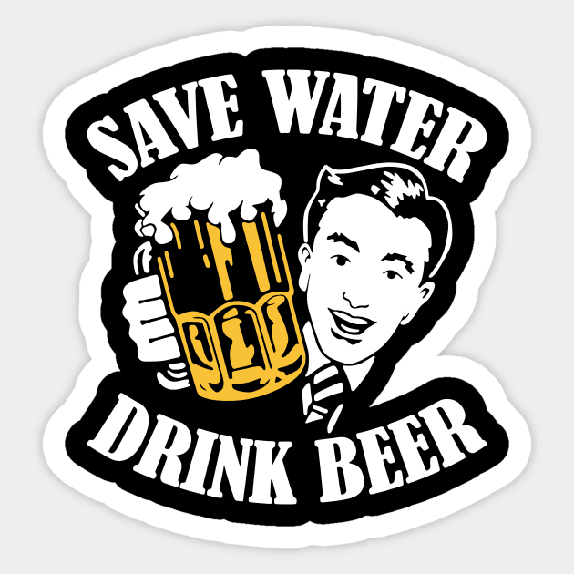 save water drink beer Sticker by stopse rpentine